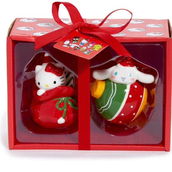 HELLO KITTY & CINNAMOROLL Ornament Set Christmas ๐ Blue Sky Clayworks BRAND-NEW - Picture 3 of 16